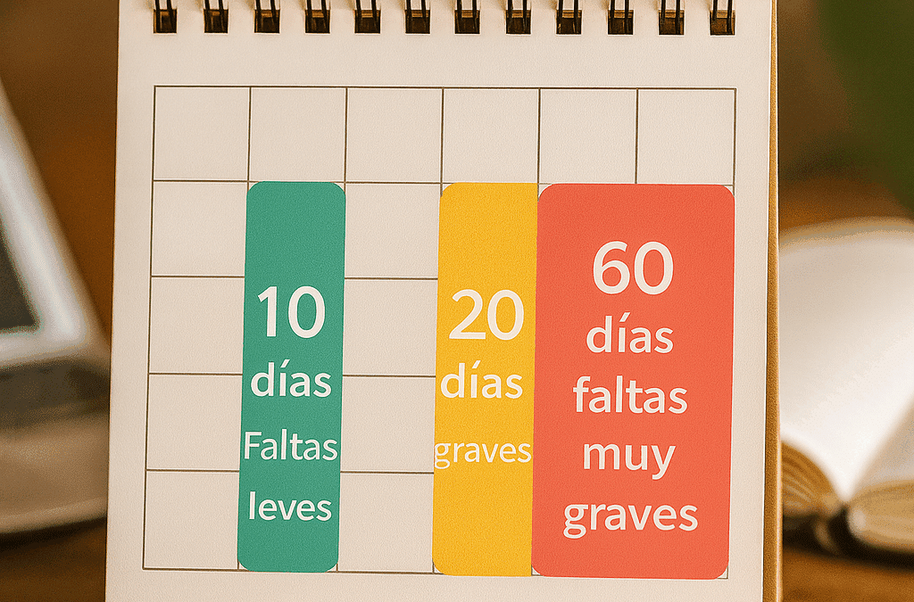 Prescripción de las sanciones disciplinarias en el trabajo: plazos y efectos