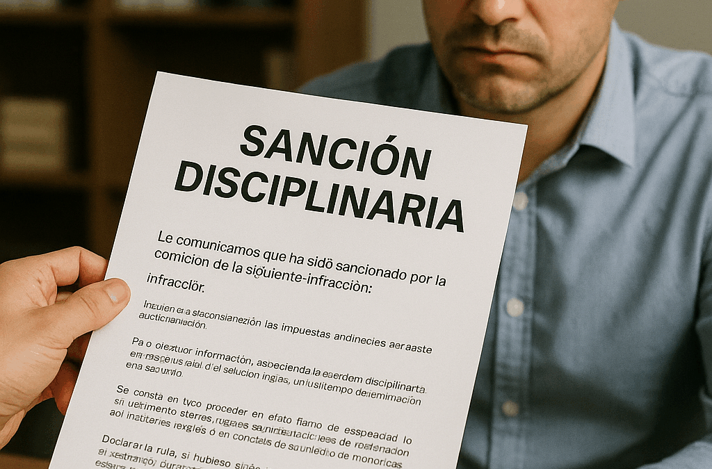 Impugnación de sanciones disciplinarias: cómo defender tus derechos laborales