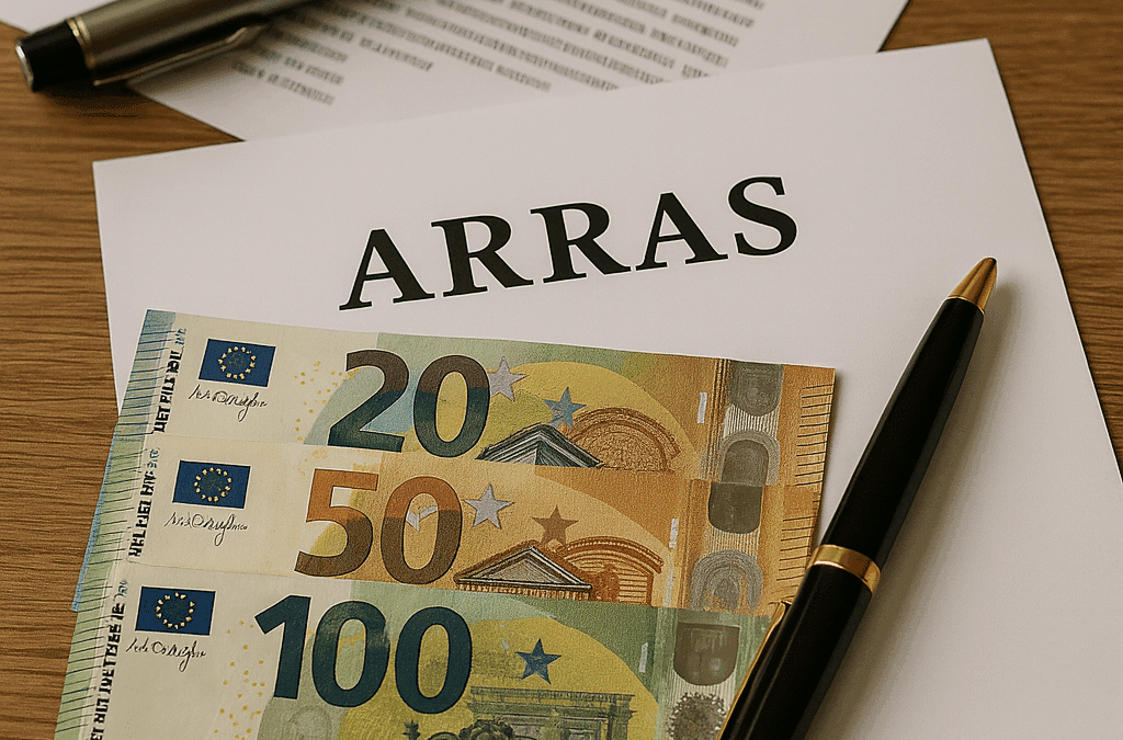 Las arras en un contrato: tipos y efectos que debes conocer