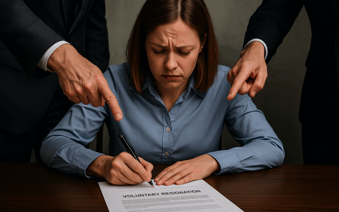 Dimisión voluntaria bajo presión: ¿cuándo es realmente válida?